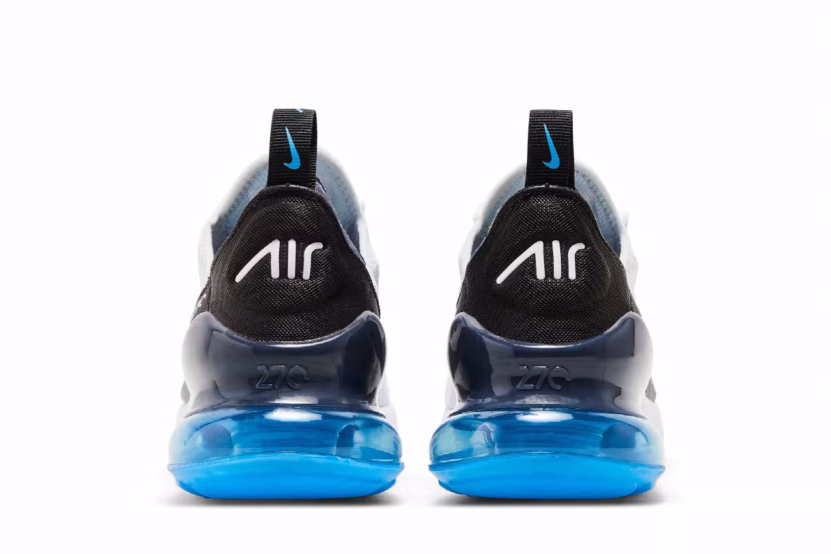 Nike Air Max 270 GS Football Grey Thunder Blue, view 7