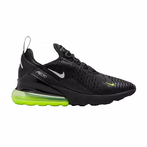 Nike Air Max 270 GS 'Black Cool Grey Volt'