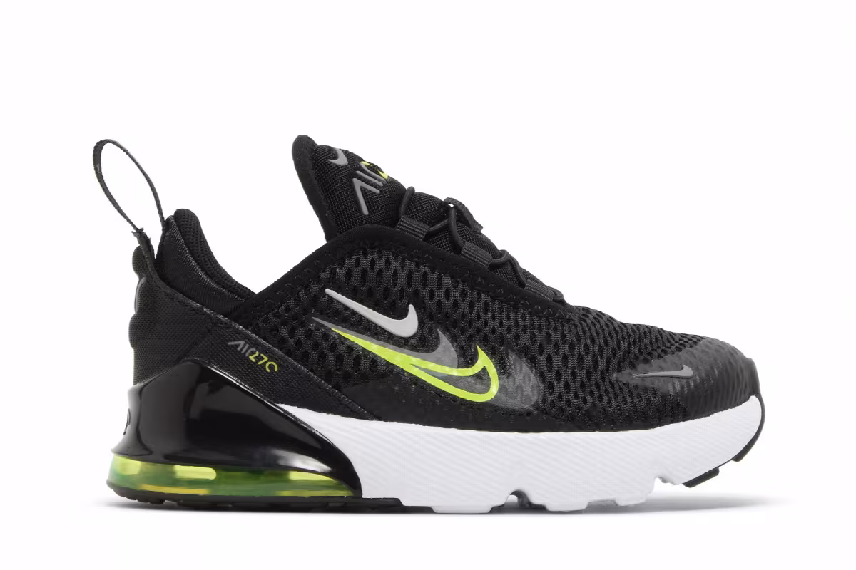 Nike Air Max 270 TD Multi-Swoosh - Black Volt, view 2