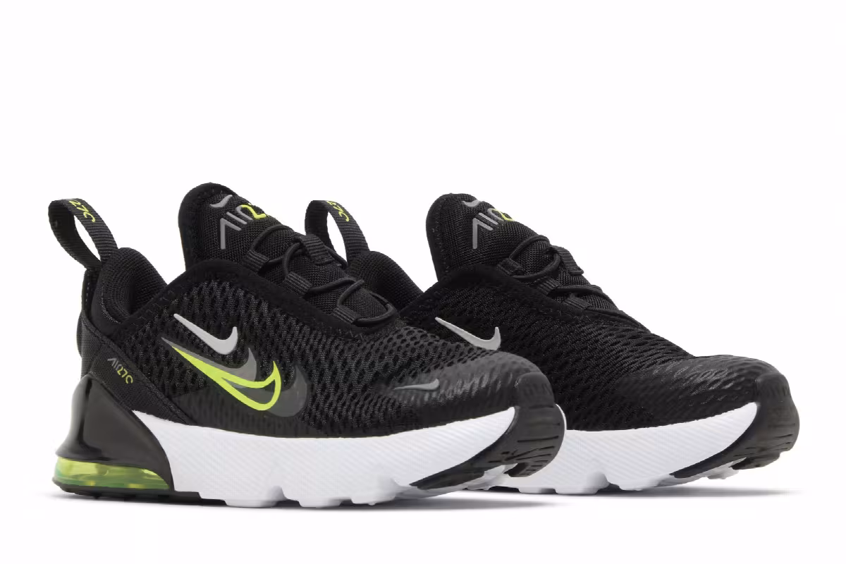 Nike Air Max 270 TD Multi-Swoosh - Black Volt, view 9