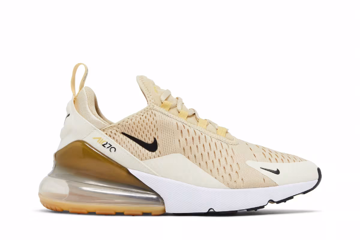 Nike Women's Air Max 270 Metallic Gold, view 2
