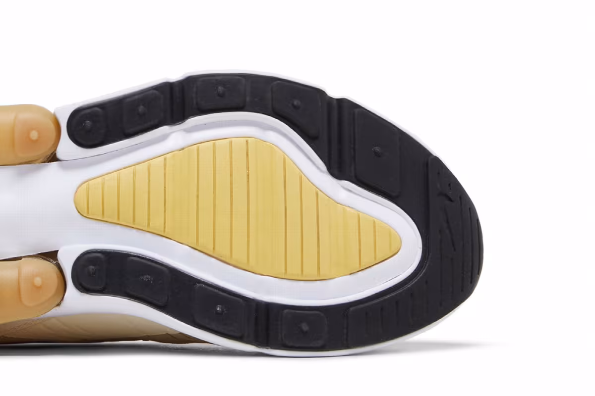 Nike Women's Air Max 270 Metallic Gold, view 6
