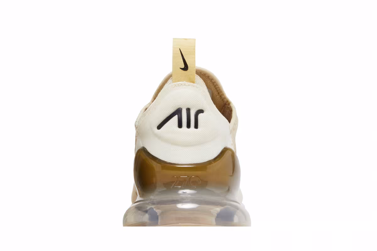 Nike Women's Air Max 270 Metallic Gold, view 8