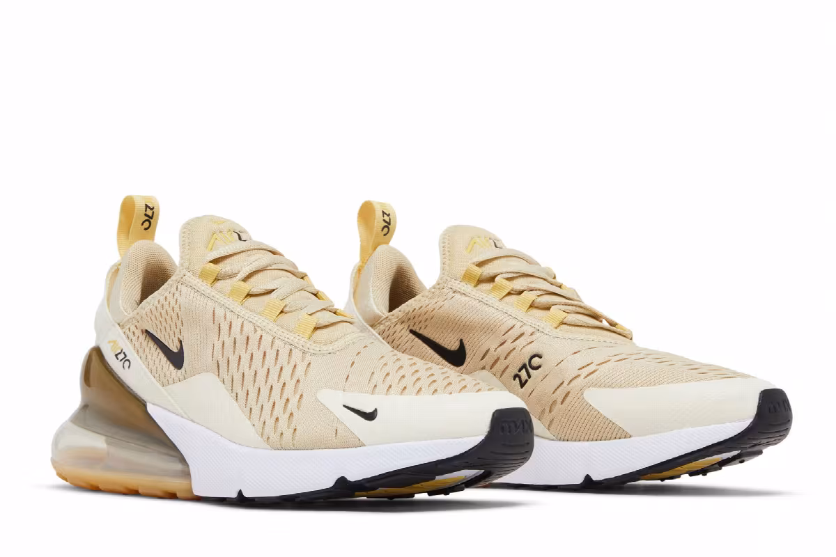 Nike Women's Air Max 270 Metallic Gold, view 9