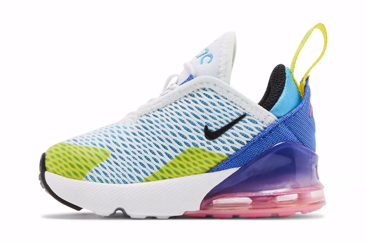 Nike Air Max 270 TD White Royal Pink, view 4