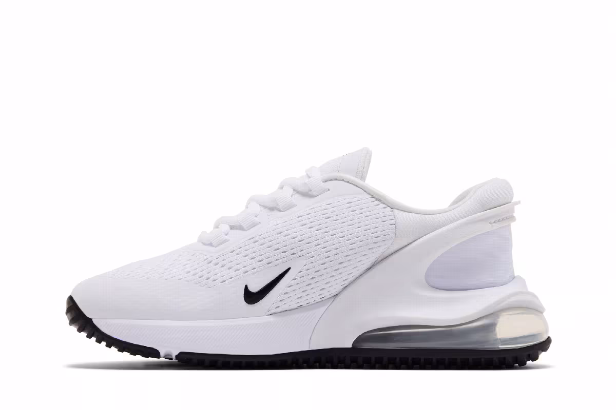 Nike Air Max 270 GO GS White Black, view 4