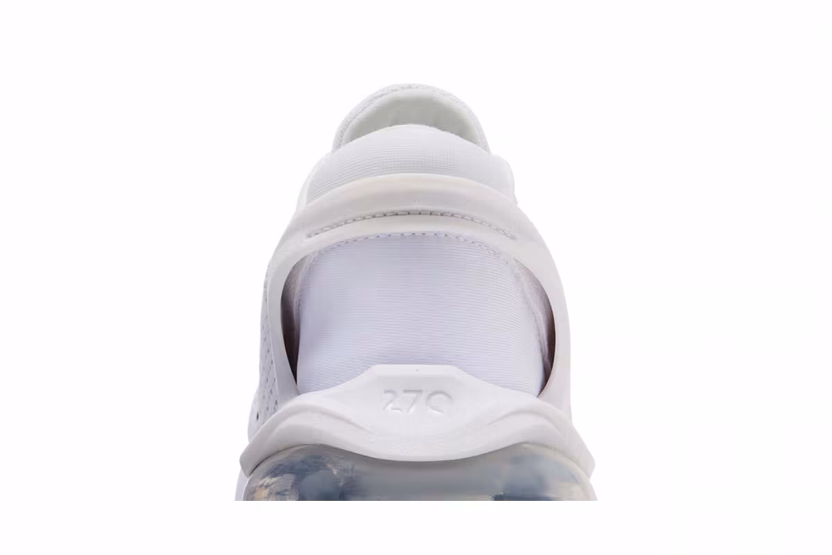 Nike Air Max 270 GO GS White Black, view 8