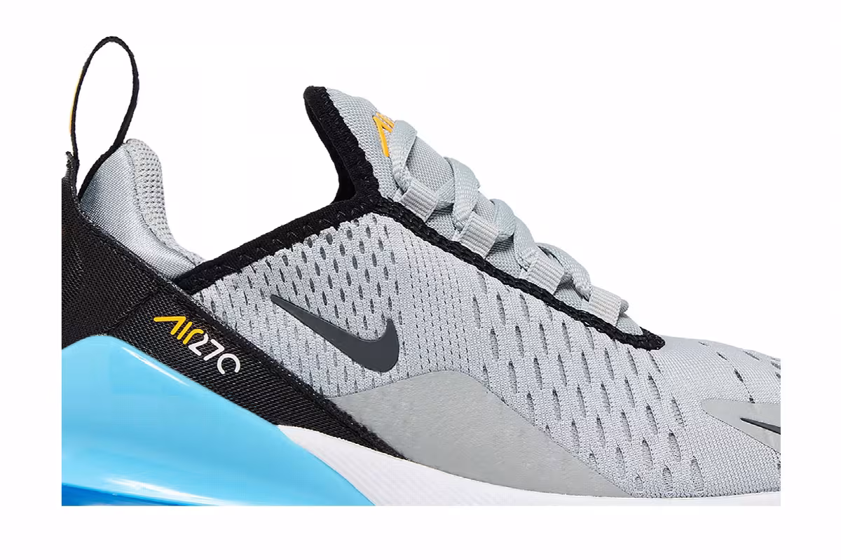 Nike Air Max 270 GS Light Smoke Grey Baltic Blue, view 3
