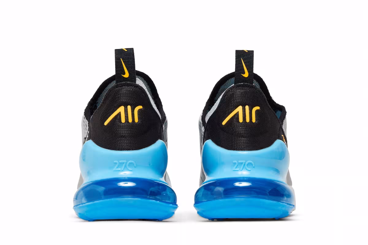 Nike Air Max 270 GS Light Smoke Grey Baltic Blue, view 7