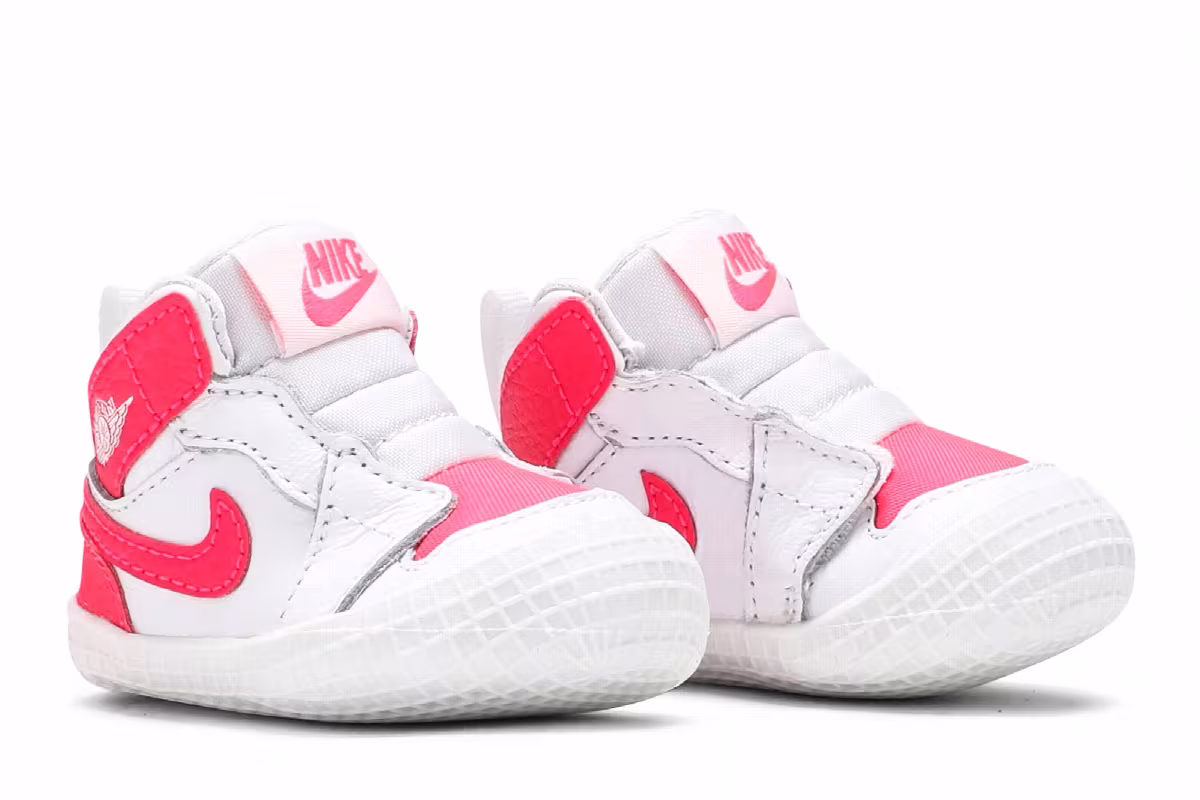 Air Jordan 1 Crib Bootie Racer Pink, view 9