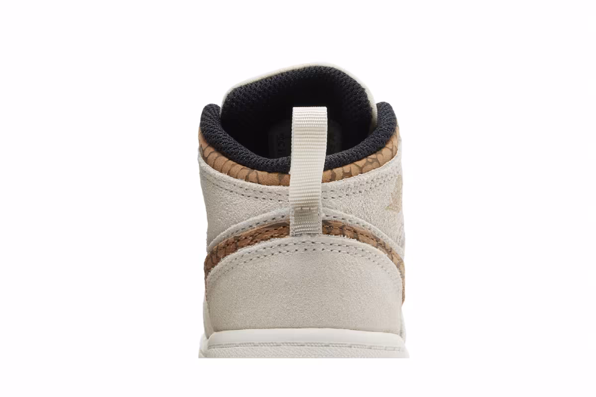 Air Jordan 1 Mid SE TD Brown Elephant, view 8