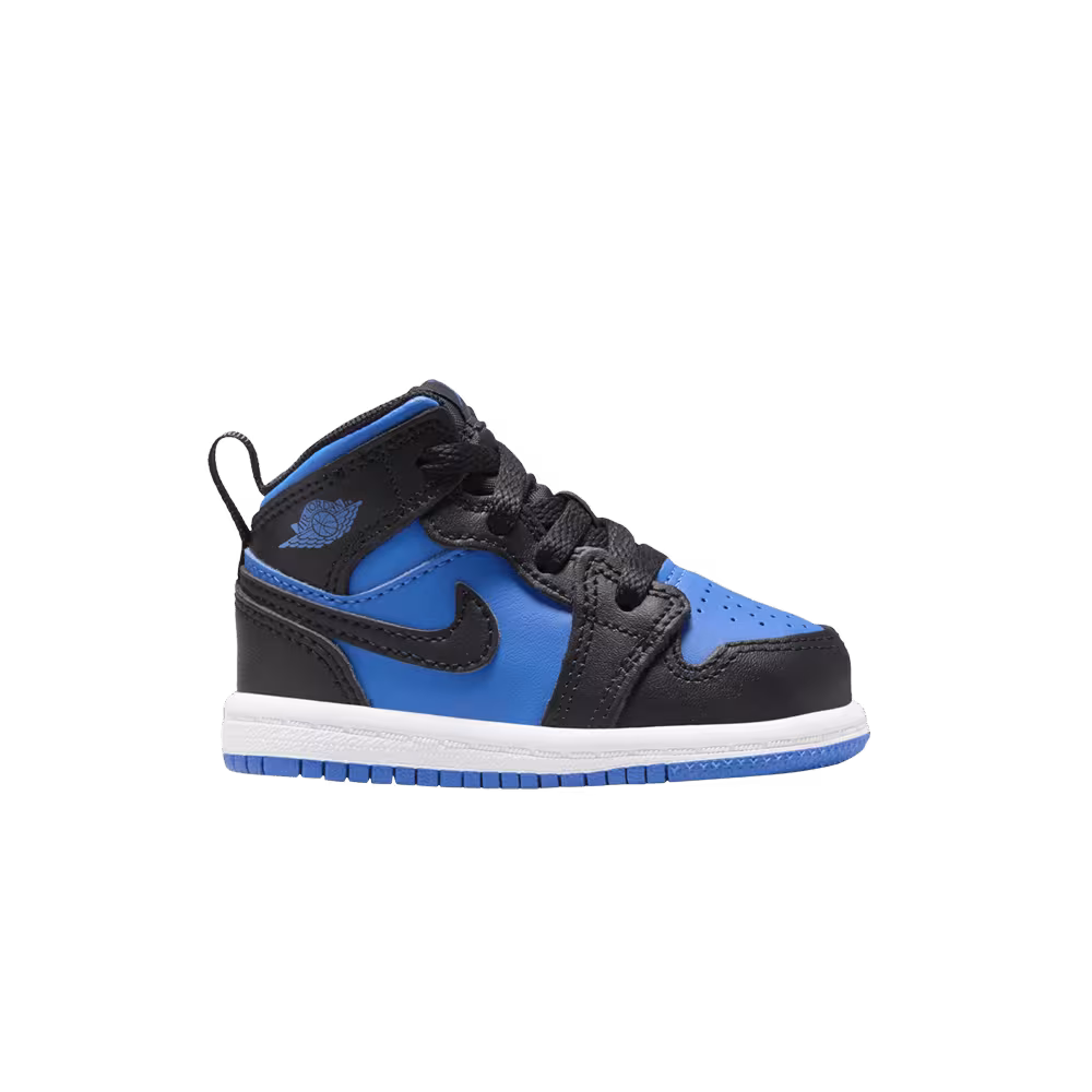 Air Jordan 1 Mid TD Black Royal Blue