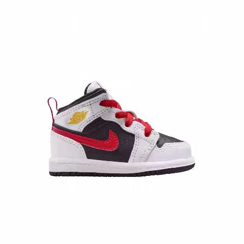 Air Jordan 1 Mid TD 'Black White Speed Red'