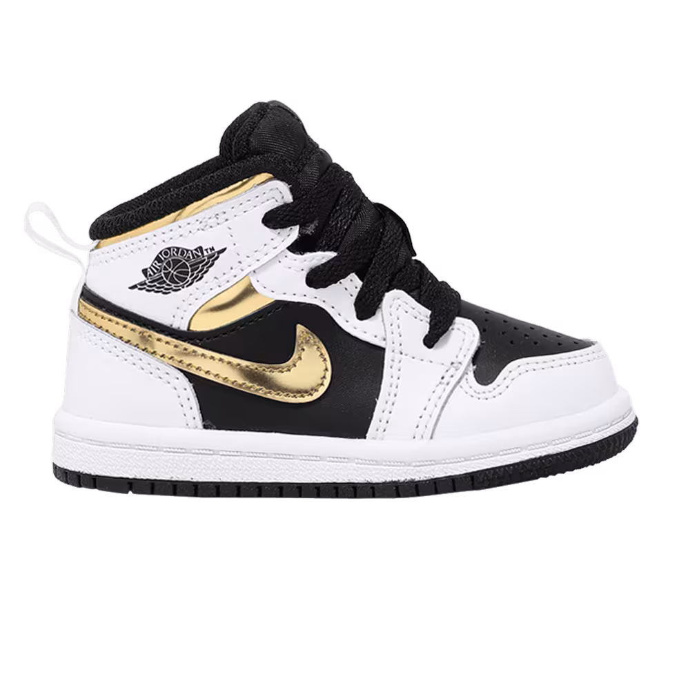 Air Jordan 1 Mid TD White Gold