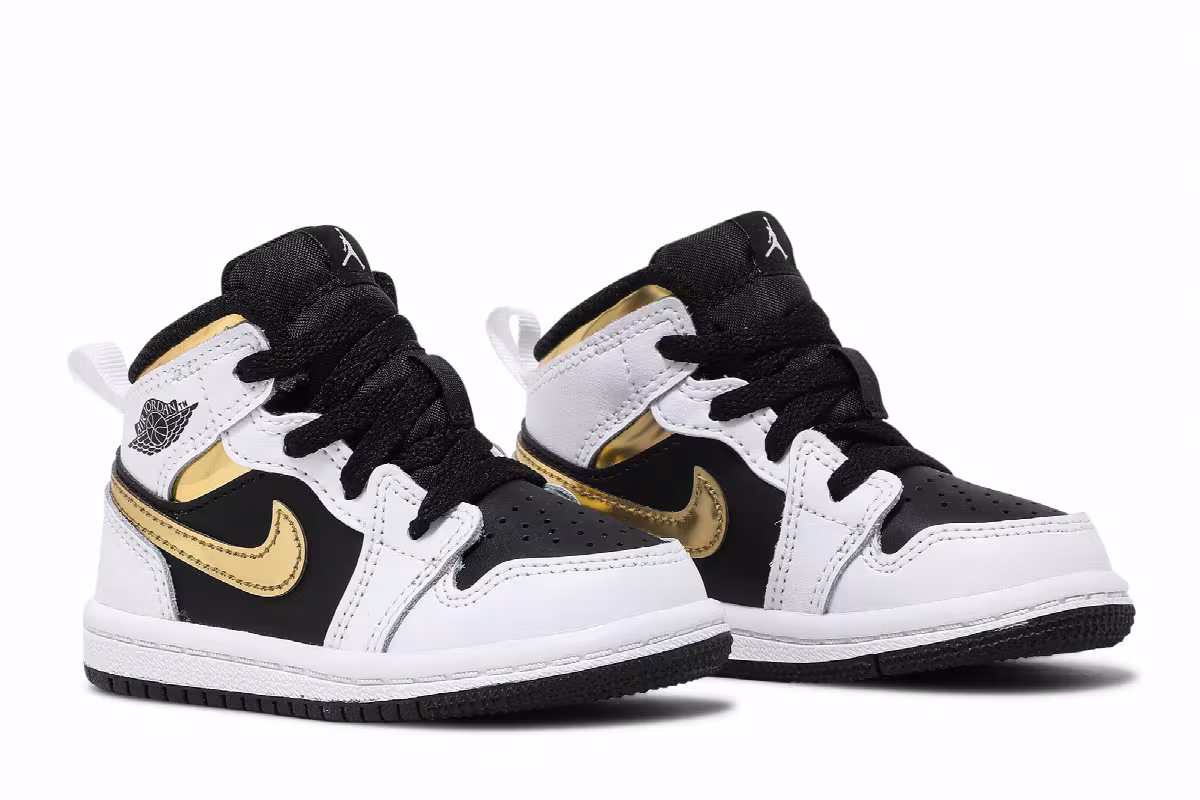 Air Jordan 1 Mid TD White Gold, view 9