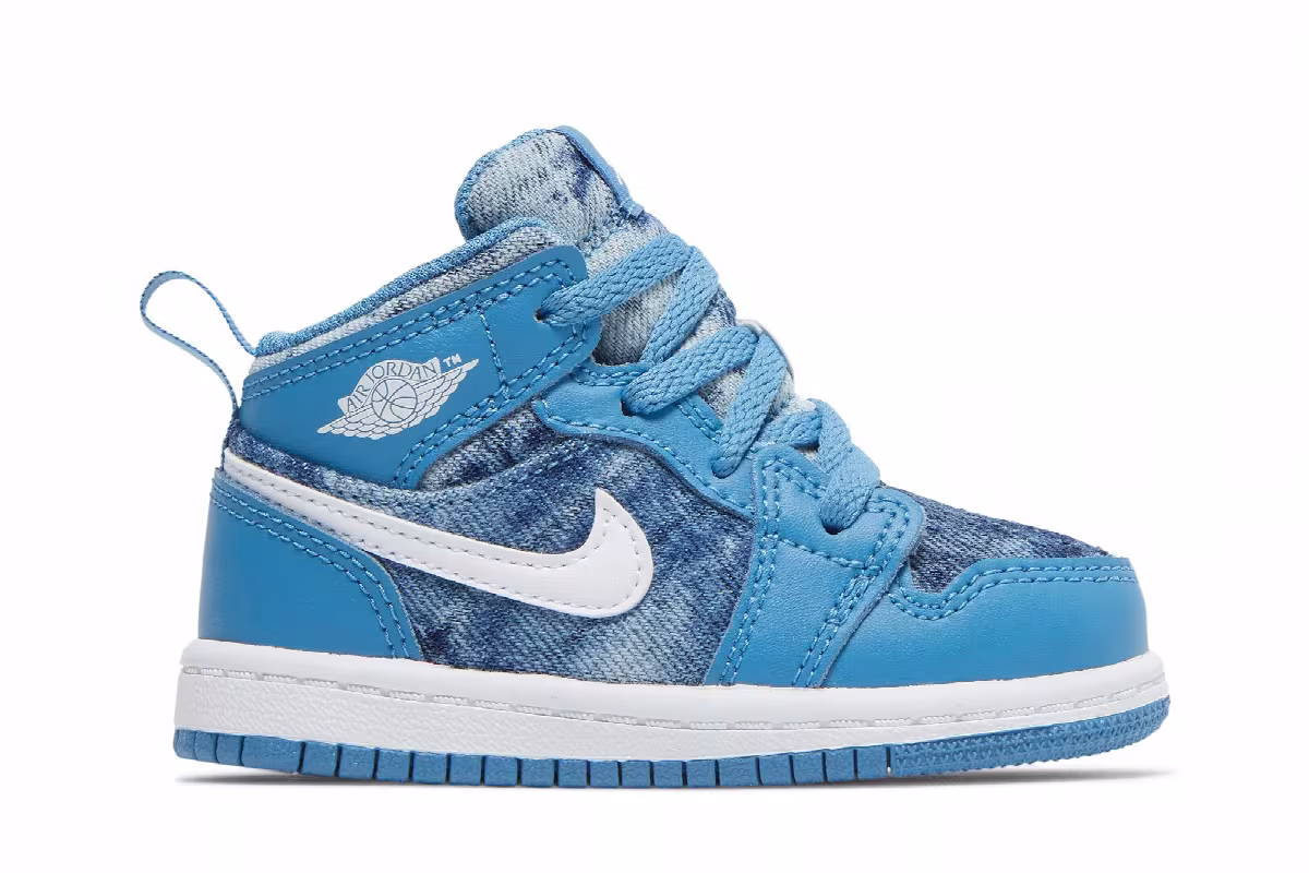 Air Jordan 1 Mid TD Washed Denim, view 2