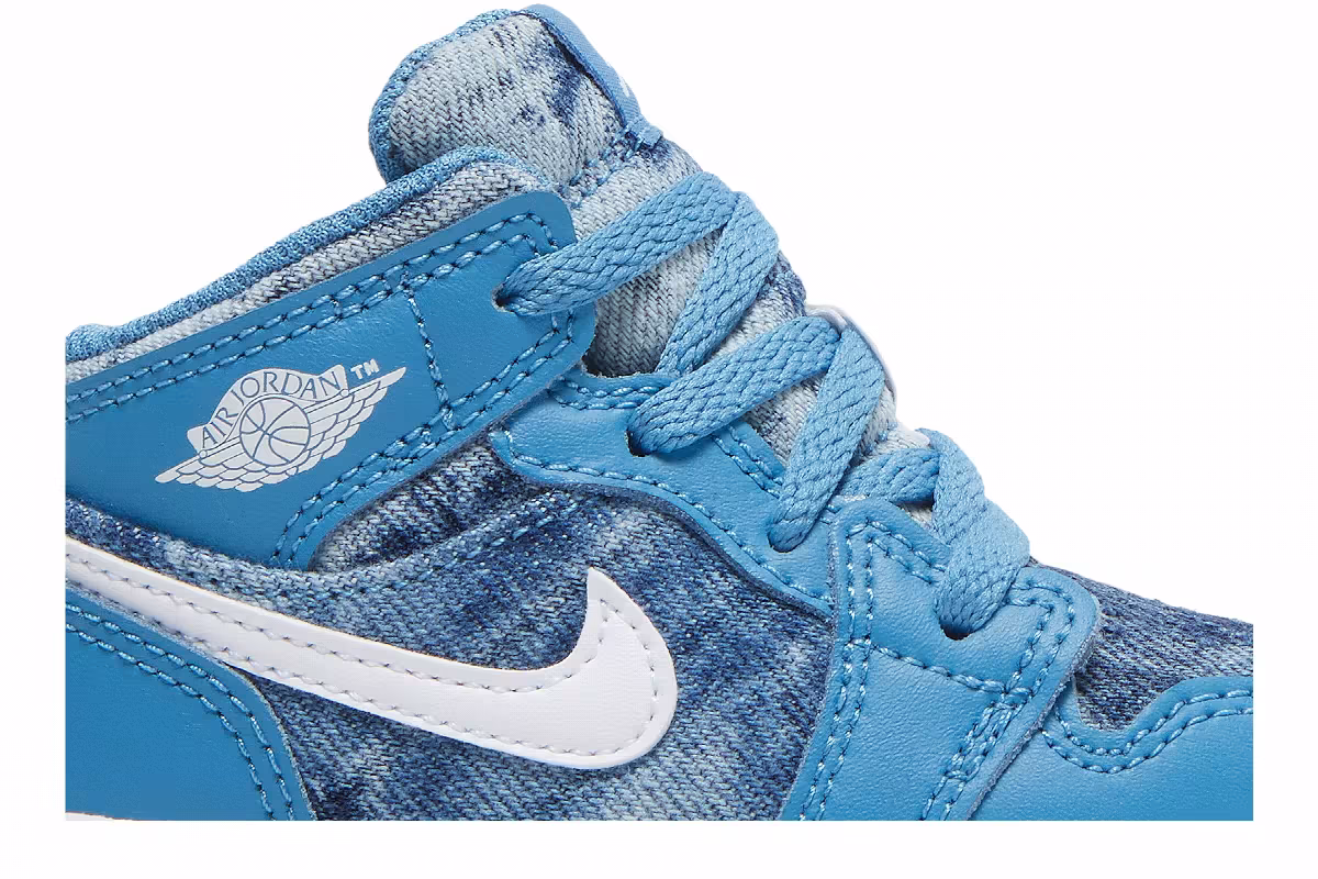 Air Jordan 1 Mid TD Washed Denim, view 3
