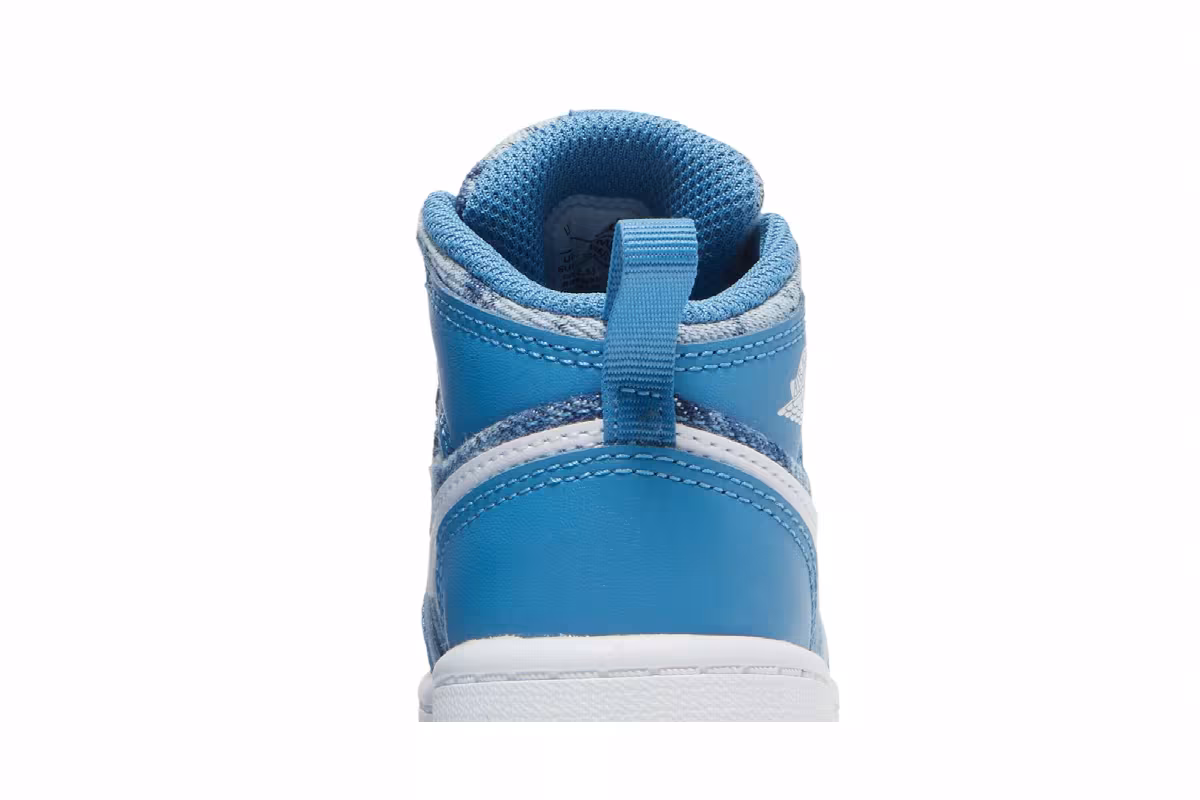 Air Jordan 1 Mid TD Washed Denim, view 8