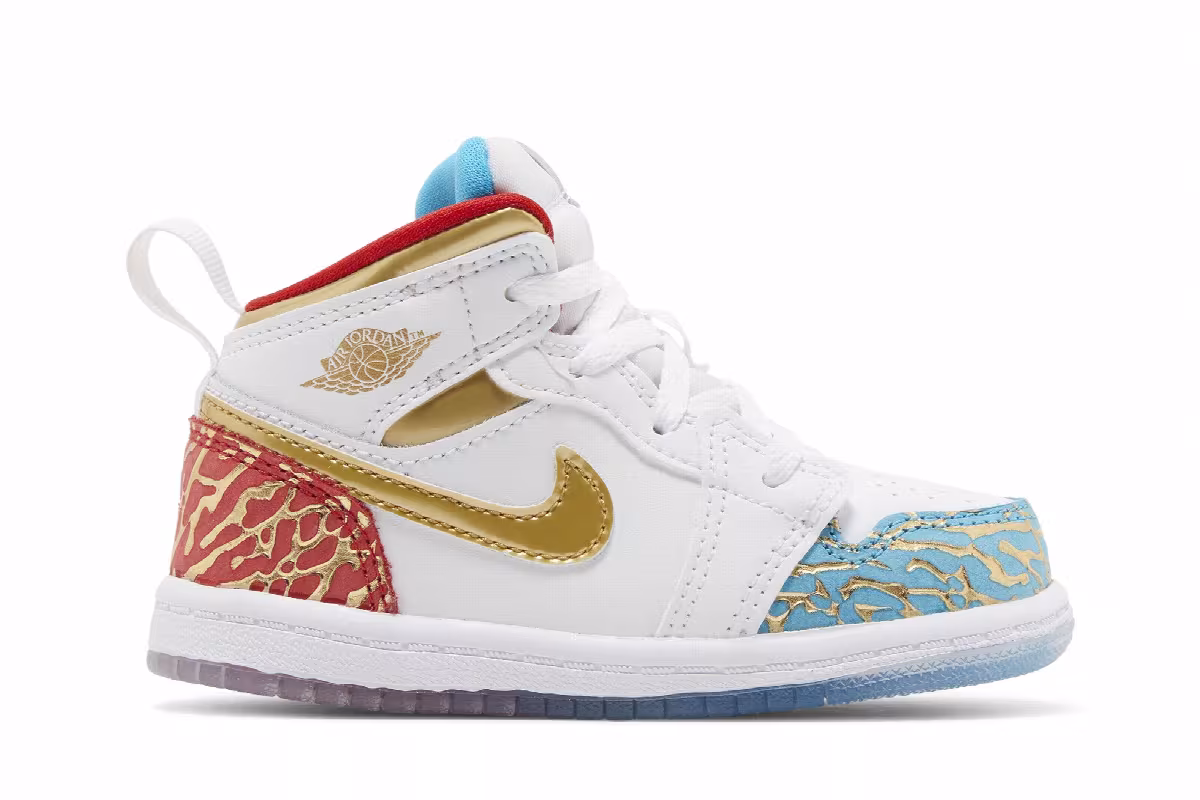 Air Jordan 1 Mid TD NC to Chi, view 2