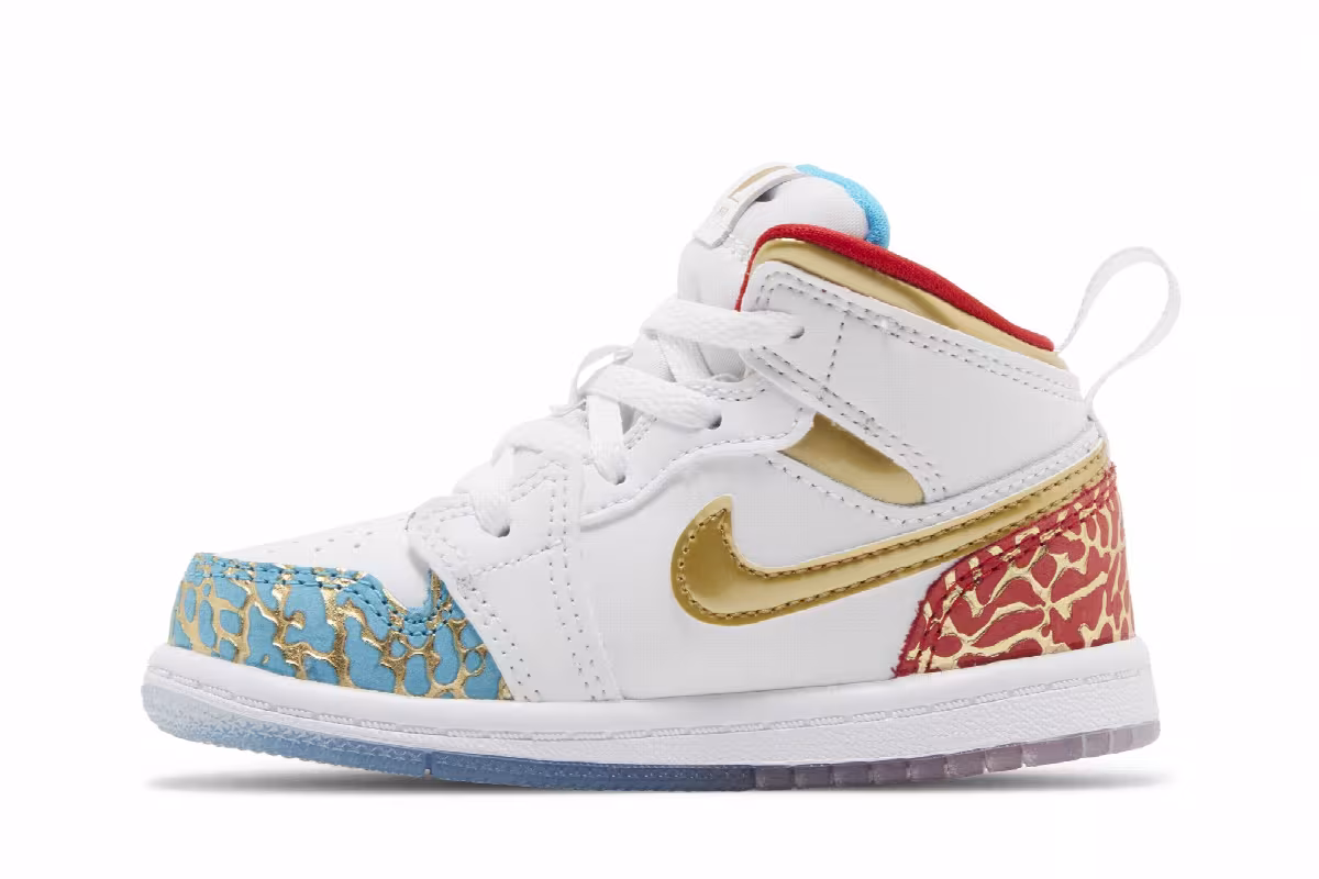 Air Jordan 1 Mid TD NC to Chi, view 4