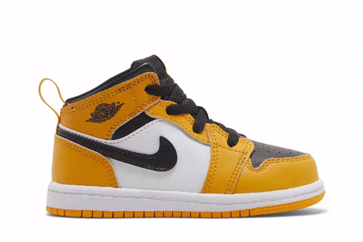 Air Jordan 1 Mid TD Reverse Yellow Toe, view 2