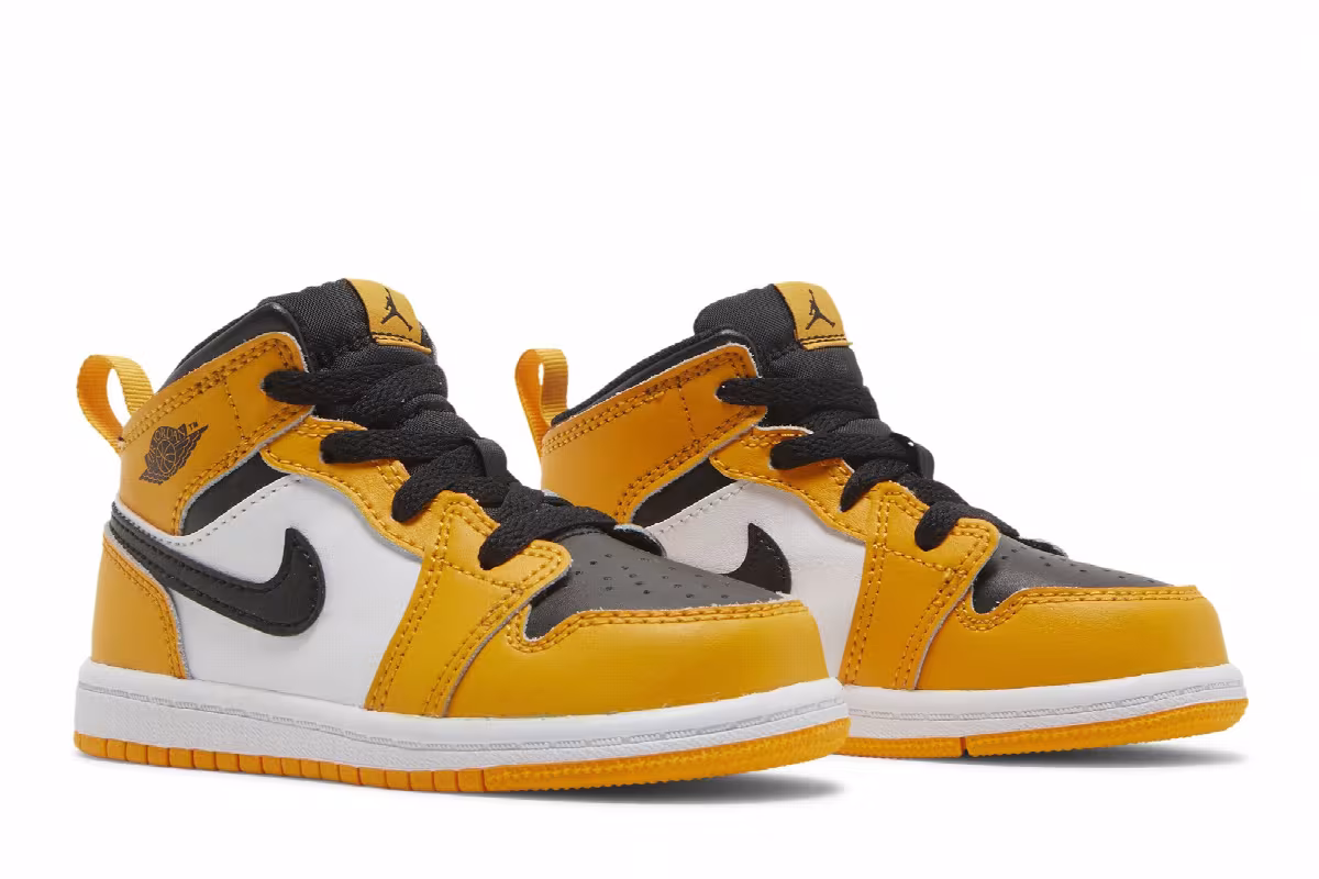 Air Jordan 1 Mid TD Reverse Yellow Toe, view 9