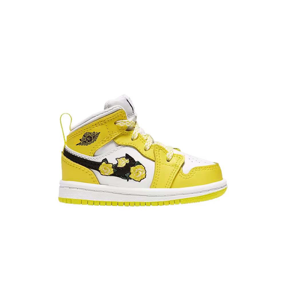 Air Jordan 1 Mid SE TD Rose Patch - Dynamic Yellow