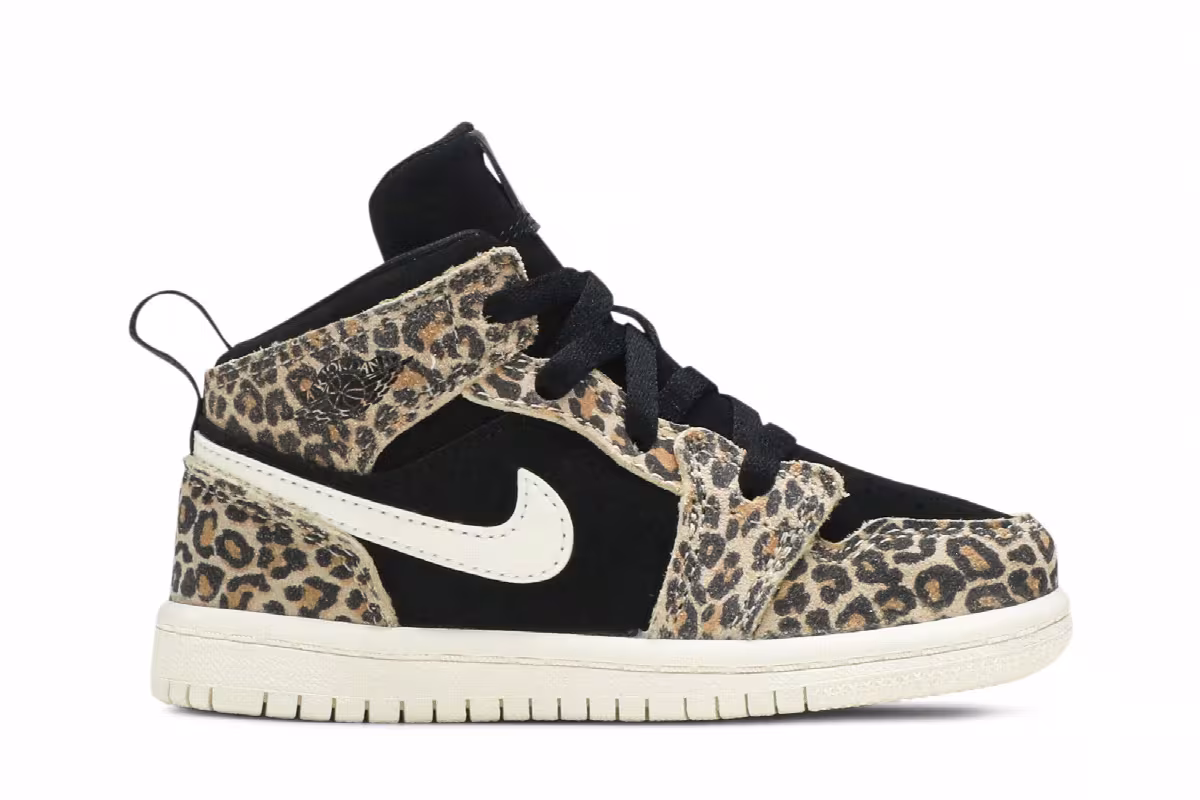 Air Jordan 1 Mid SE TD Cheetah, view 2