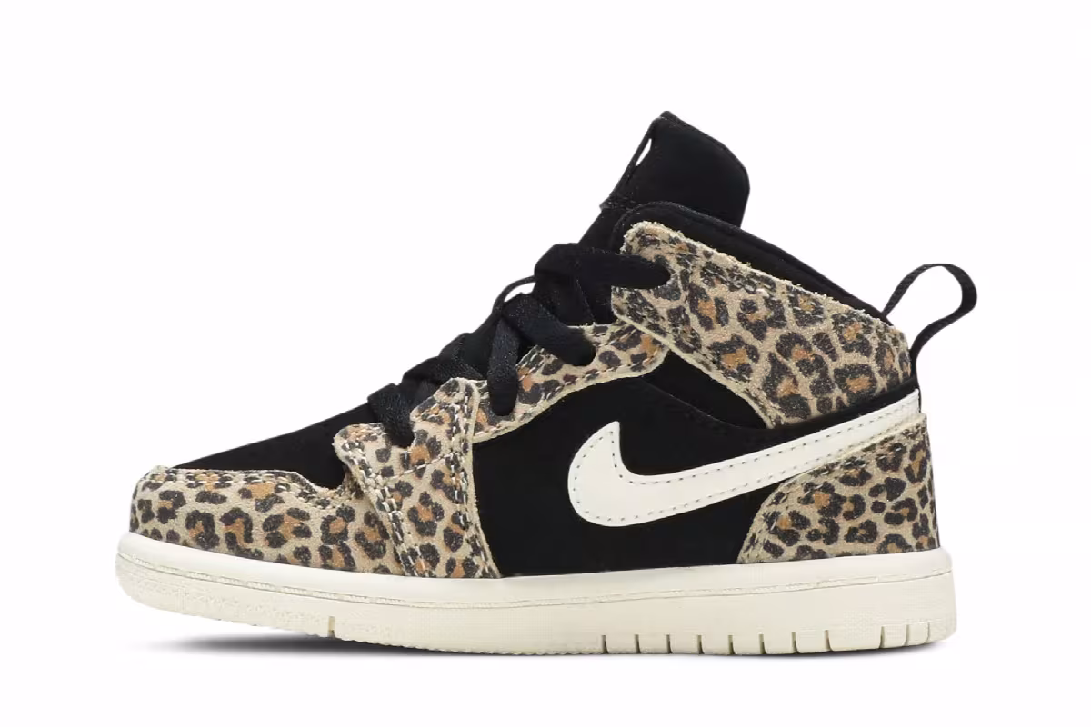 Air Jordan 1 Mid SE TD Cheetah, view 4