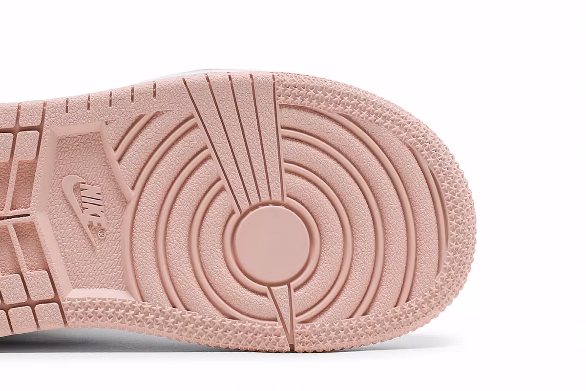 Air Jordan 1 Mid TD White Arctic Orange, view 6