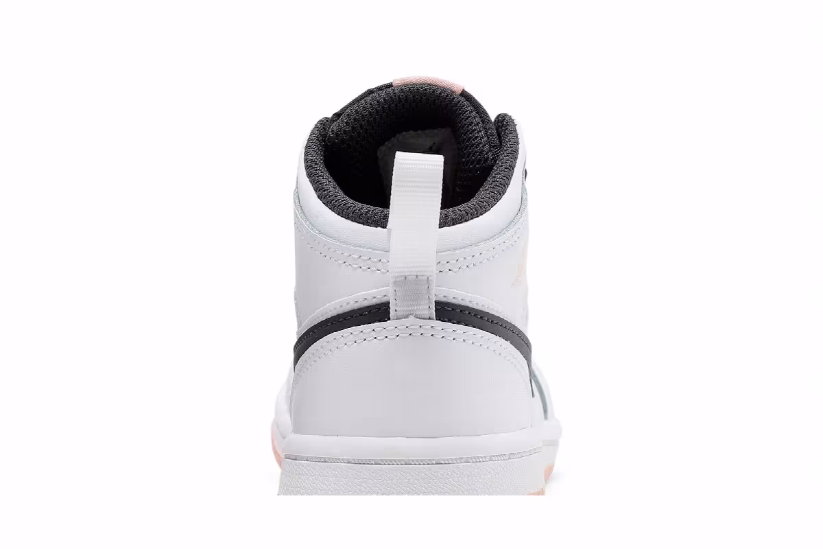 Air Jordan 1 Mid TD White Arctic Orange, view 8