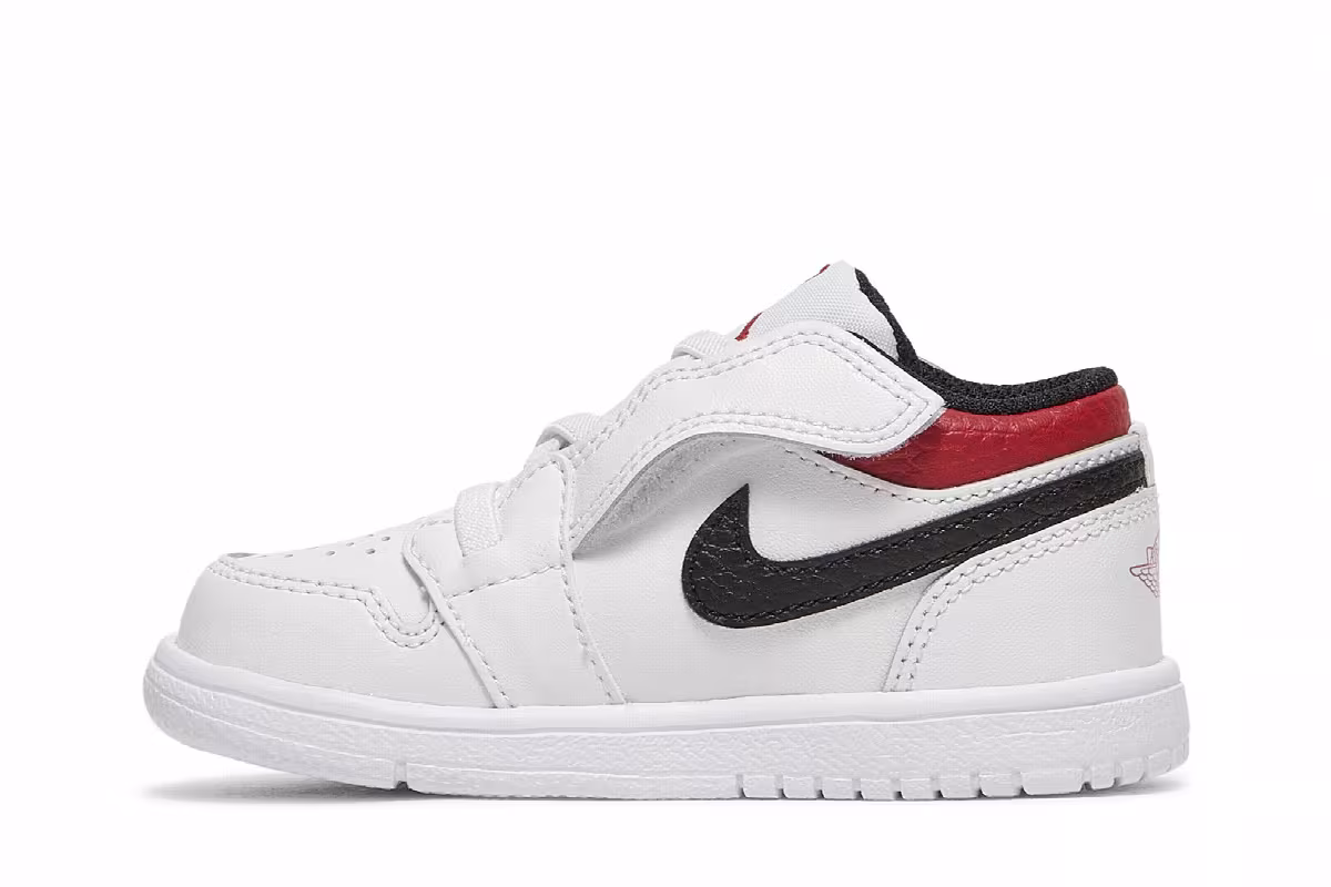 Air Jordan 1 Low ALT TD White Gym Red, view 4