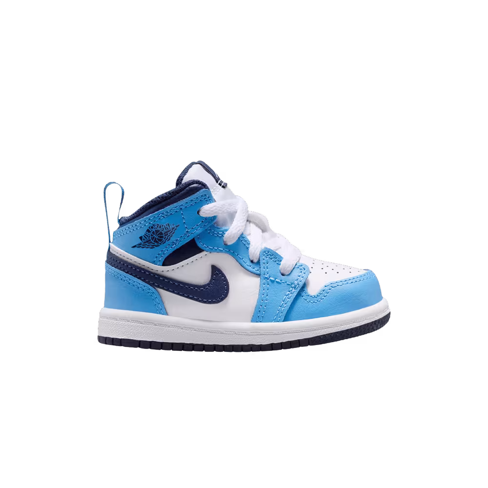 Air Jordan 1 Mid TD University Blue Midnight Navy