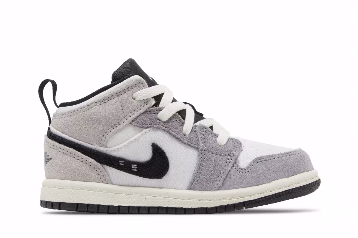 Air Jordan 1 Mid SE Craft TD Inside Out - Cement Grey, view 2