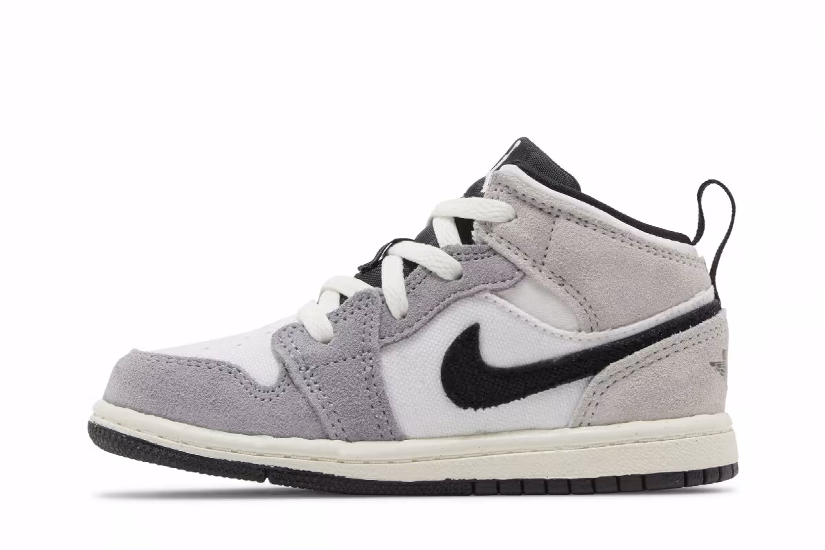Air Jordan 1 Mid SE Craft TD Inside Out - Cement Grey, view 4