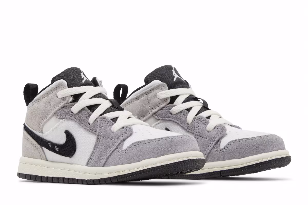 Air Jordan 1 Mid SE Craft TD Inside Out - Cement Grey, view 9