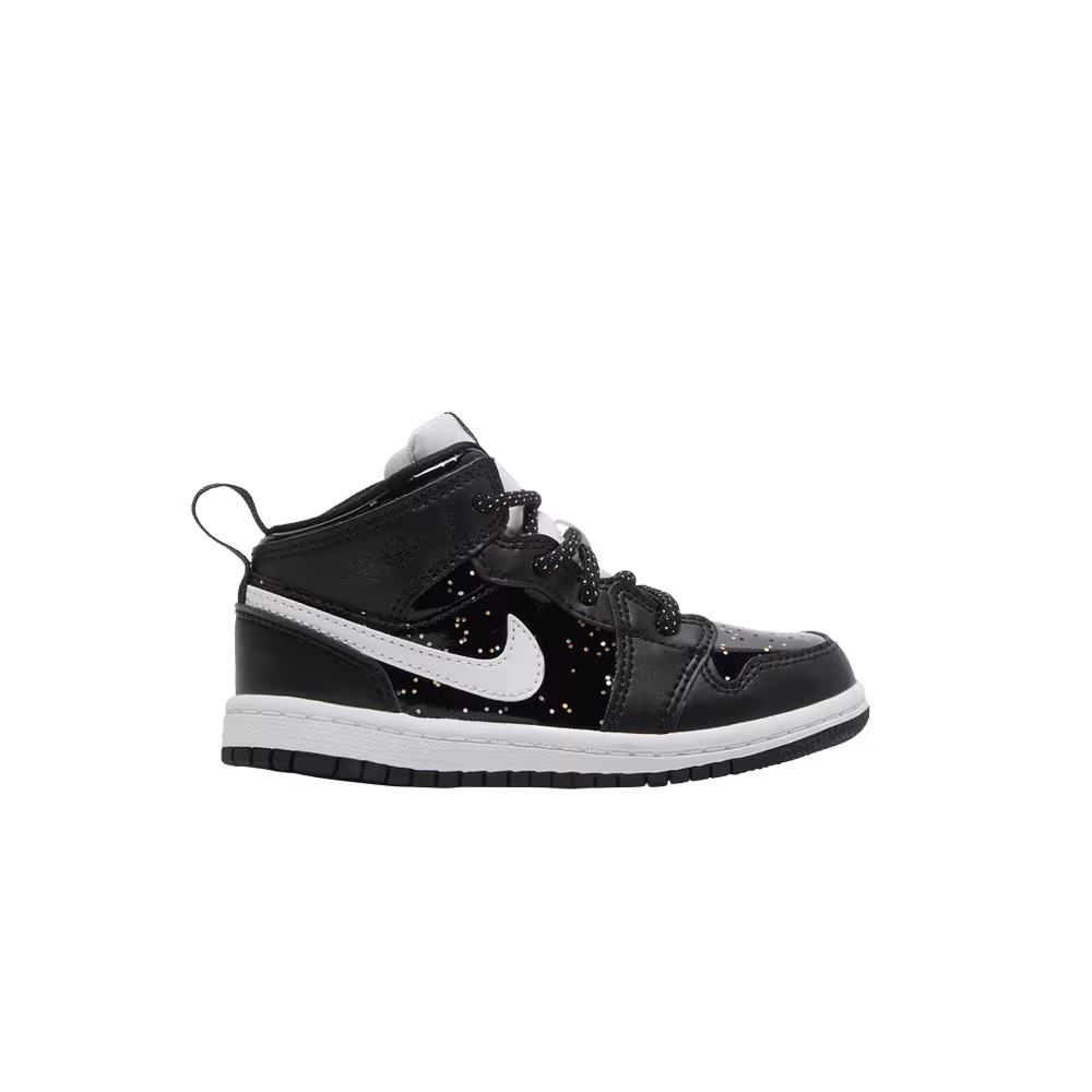 Air Jordan 1 Mid SE TD Black Glitter
