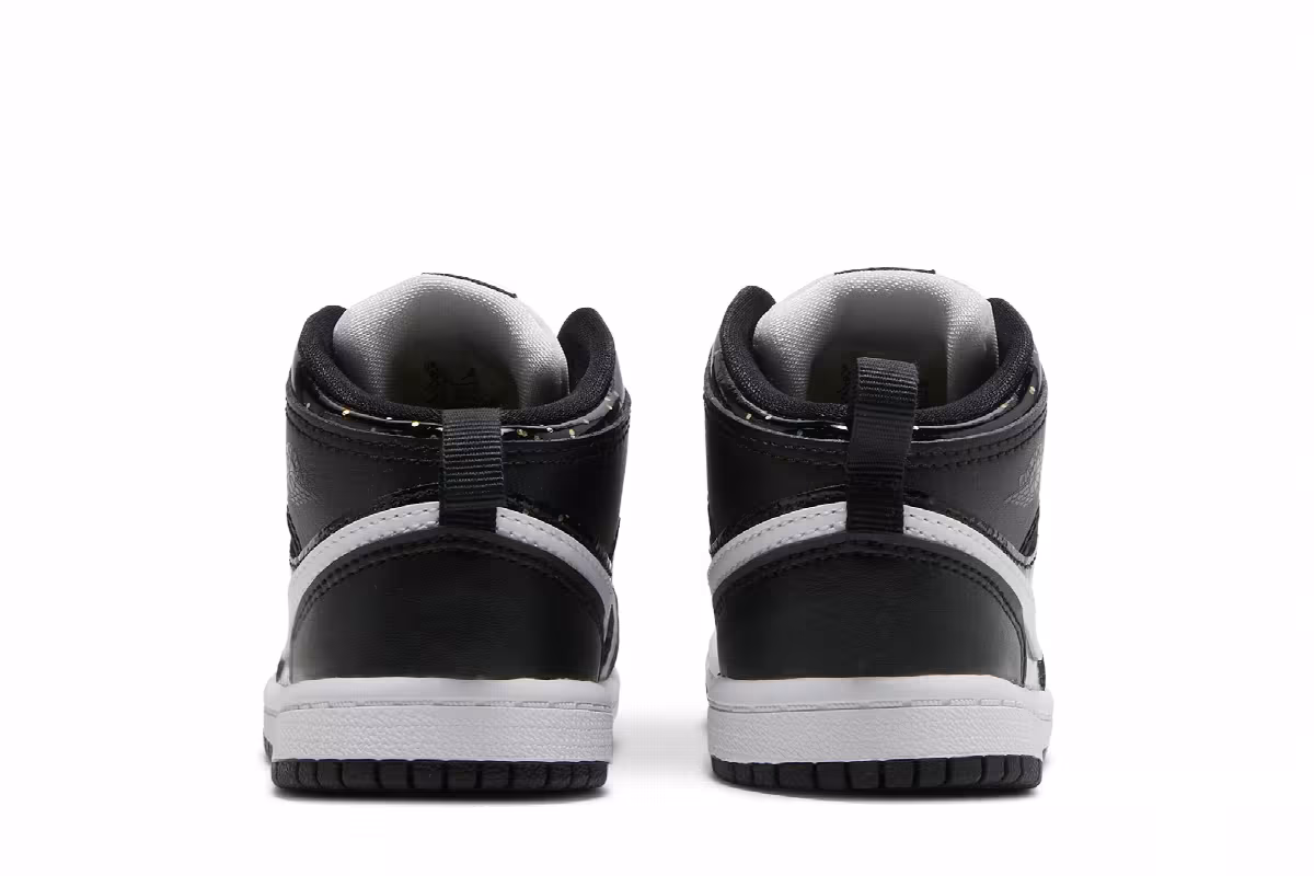 Air Jordan 1 Mid SE TD Black Glitter, view 7