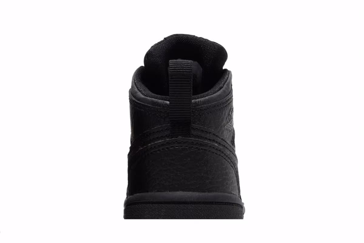 Air Jordan 1 Mid TD Triple Black, view 8