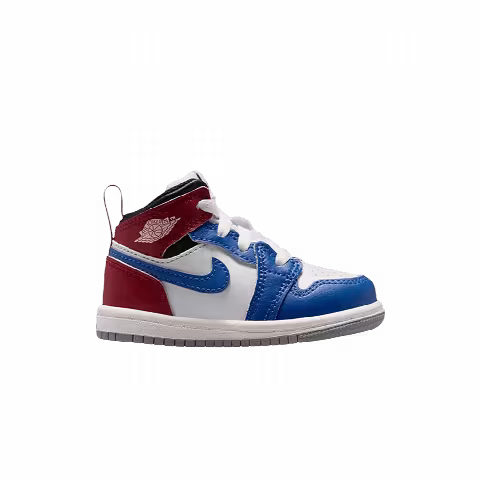 Air Jordan 1 Mid TD 'True Blue Summit White Varsity Red'