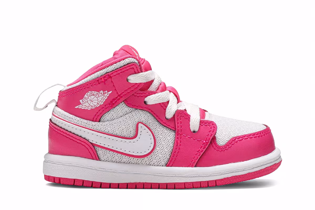 Air Jordan 1 Mid TD Hyper Pink, view 2