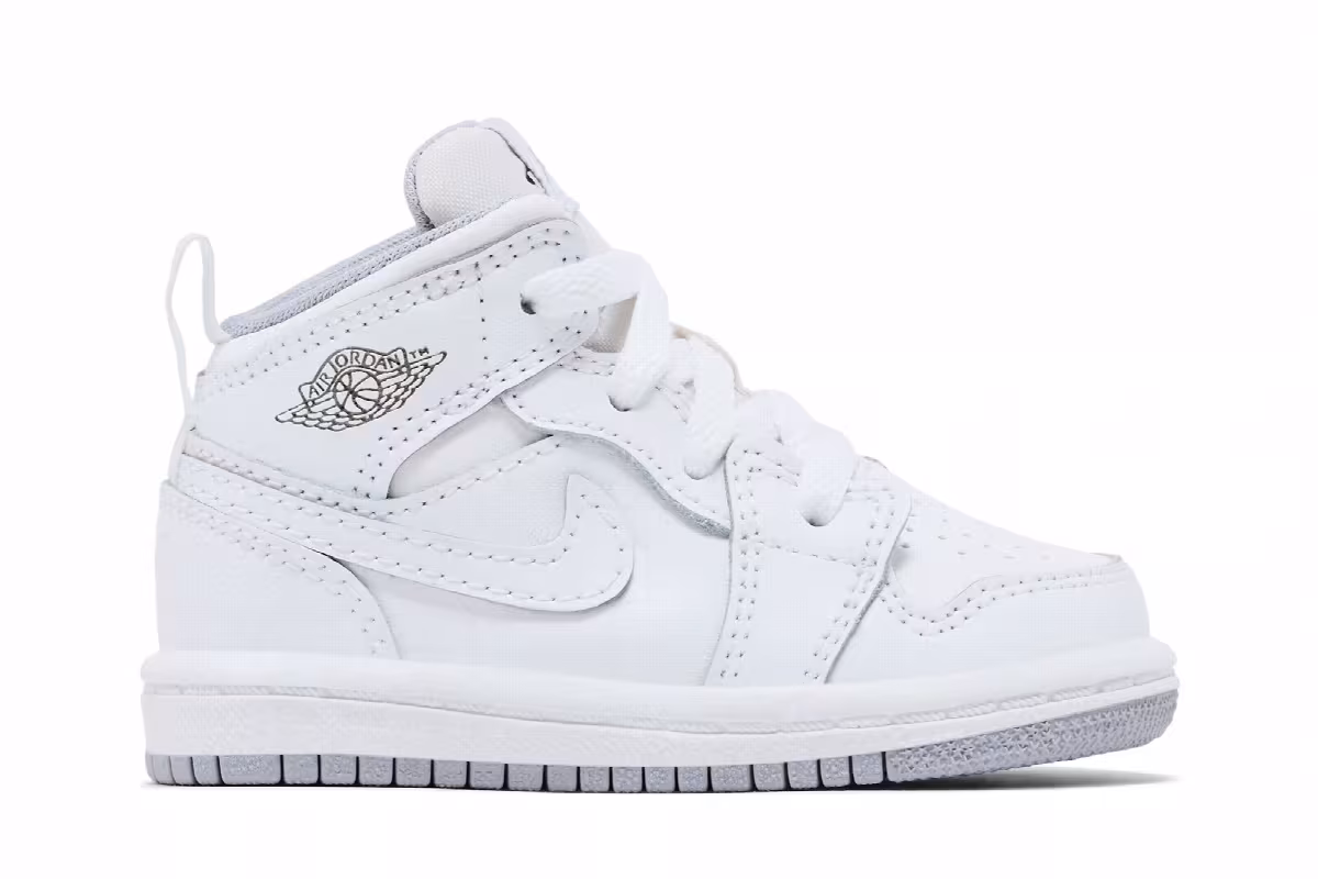 Air Jordan 1 Mid TD Wolf Grey, view 2