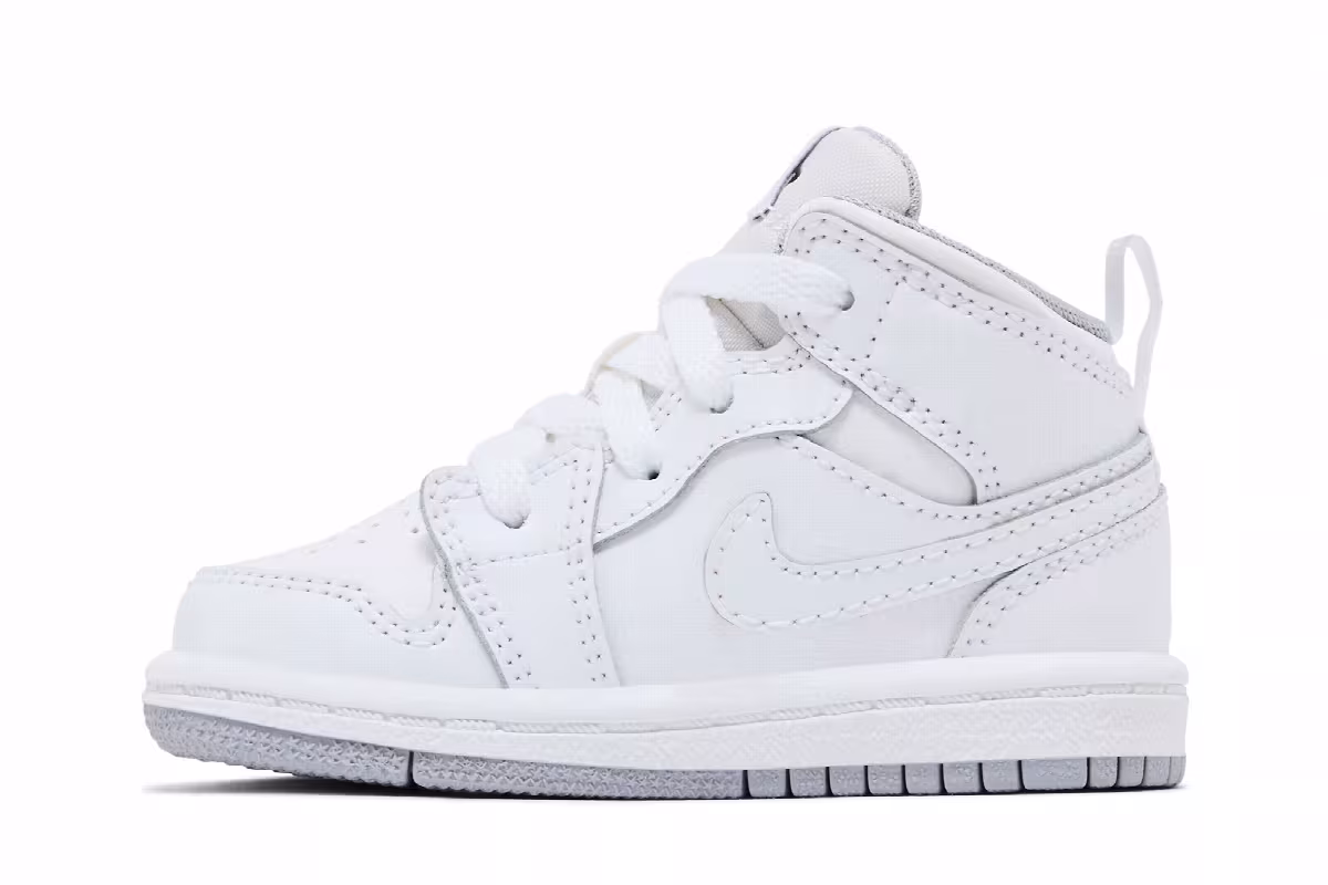 Air Jordan 1 Mid TD Wolf Grey, view 4
