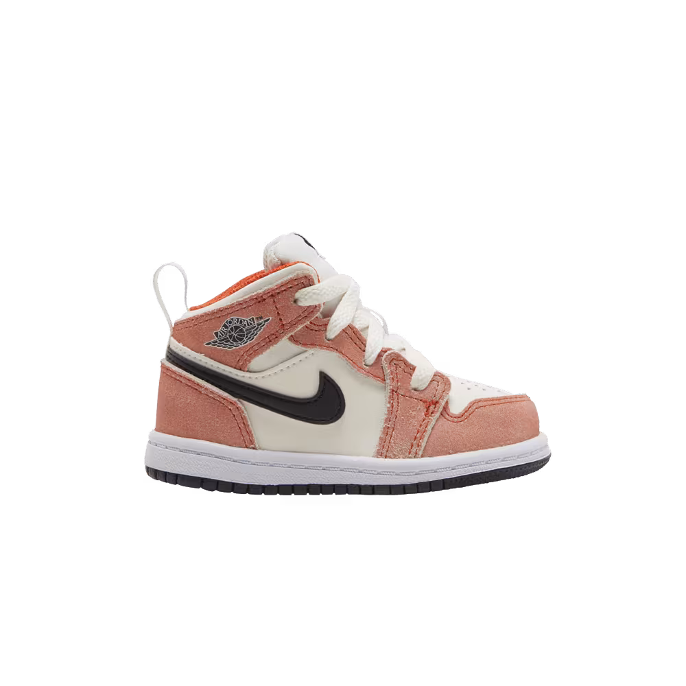Air Jordan 1 Mid SE TD Orange Suede