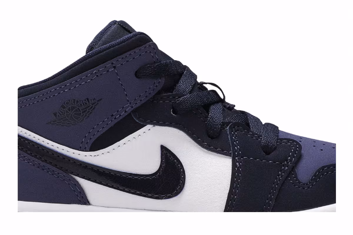 Air Jordan 1 Mid TD Obsidian Sanded Purple, view 3
