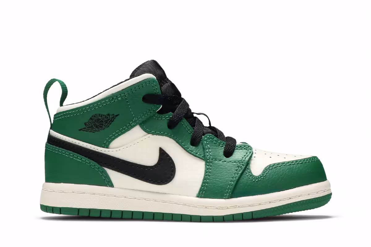Air Jordan 1 Mid SE TD Pine Green, view 2