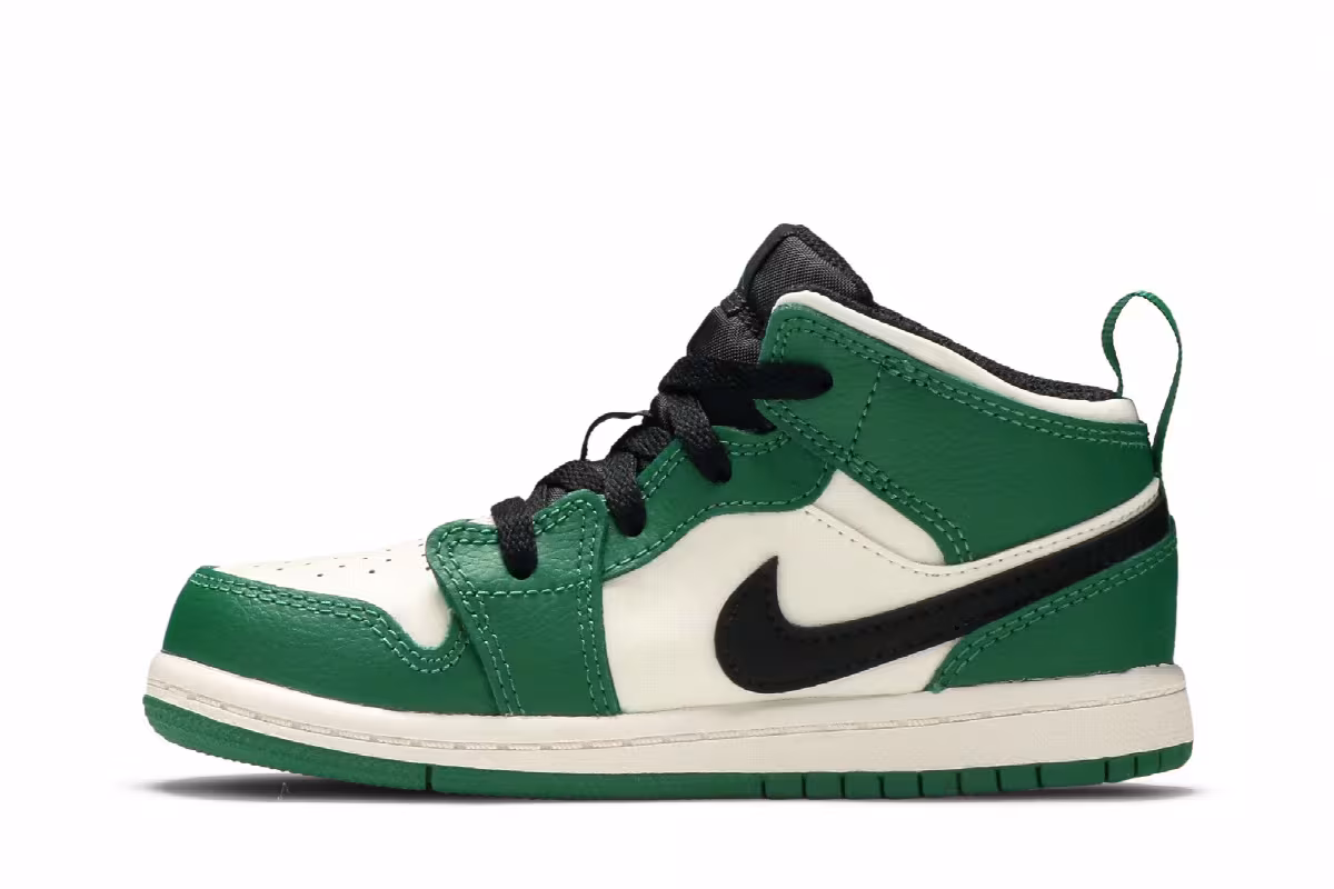 Air Jordan 1 Mid SE TD Pine Green, view 4