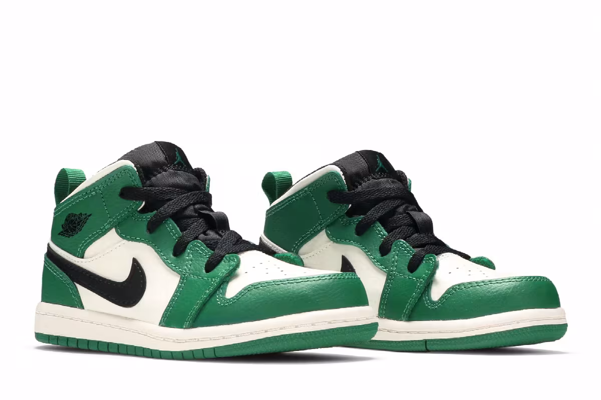 Air Jordan 1 Mid SE TD Pine Green, view 9