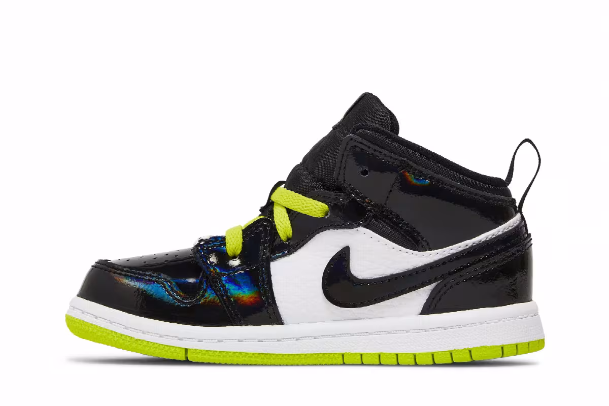 Air Jordan 1 Mid TD Black Cyber, view 4