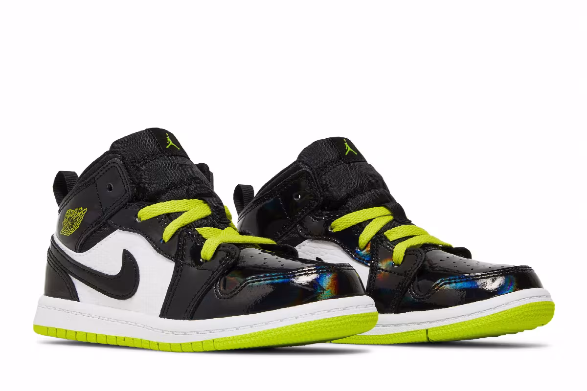 Air Jordan 1 Mid TD Black Cyber, view 9